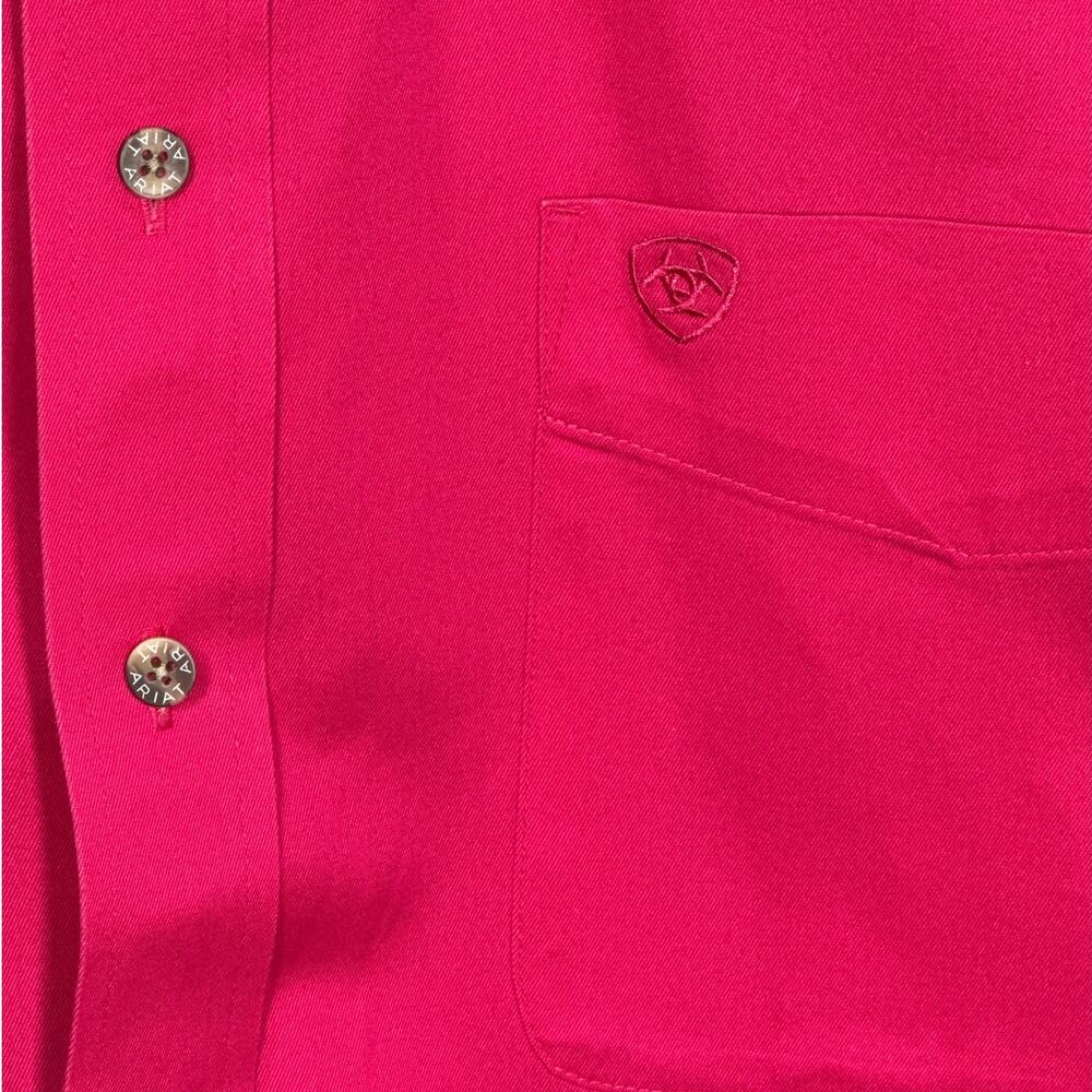 Ariat Solid Twill Classic Fit Button Down Shirt M… - image 4